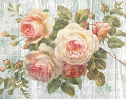 Picture of VINTAGE ROSES ON DRIFTWOOD