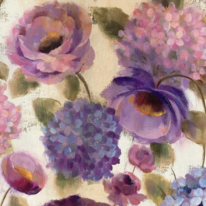 Picture of BLUE AND PURPLE FLOWER SONG III