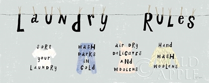 Picture of LAUNDRY RULES I