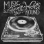 Picture of RETRO RECORD PLAYER CHALK