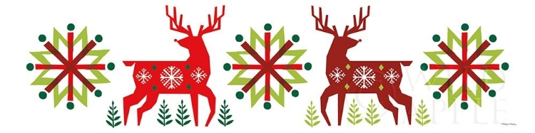 Picture of GEOMETRIC HOLIDAY REINDEER III