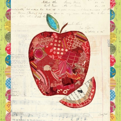 Picture of FRUIT COLLAGE I - APPLE