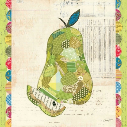 Picture of FRUIT COLLAGE III - PEAR