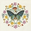 Picture of BUTTERFLY MANDALA IV