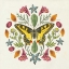 Picture of BUTTERFLY MANDALA III