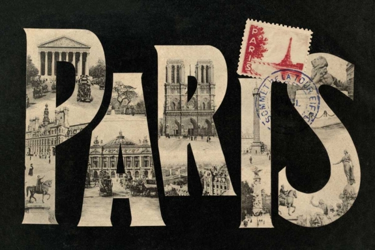 Picture of POSTCARD FROM PARIS