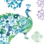 Picture of JEWEL PEACOCKS II
