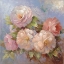 Picture of ROSES ON BLUE III CROP