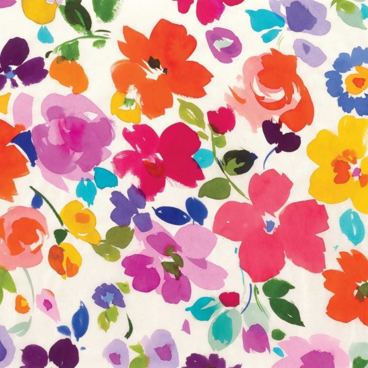Picture of BRIGHT FLORALS  I