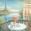 Picture of MORNING ON THE SEINE CROP