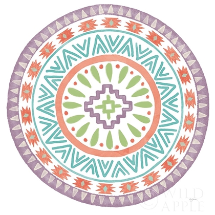 Picture of LOVELY LLAMAS MANDALA II ON WHITE