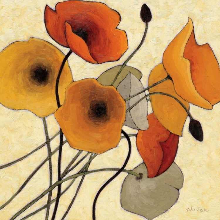 Picture of PUMPKIN POPPIES II