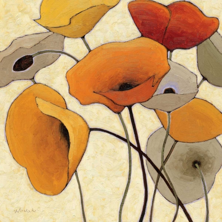 Picture of PUMPKIN POPPIES III