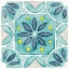 Picture of GARDEN GETAWAY TILE VIII TEAL