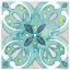 Picture of GARDEN GETAWAY TILE IV TEAL