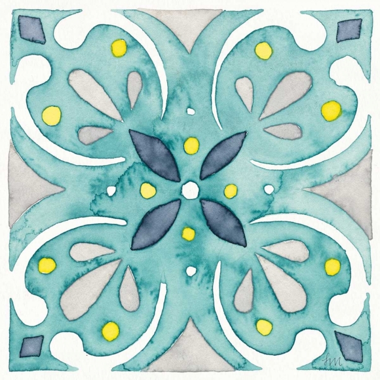 Picture of GARDEN GETAWAY TILE IV TEAL