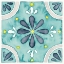 Picture of GARDEN GETAWAY TILE I TEAL