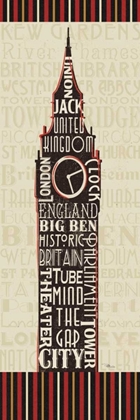 Picture of LONDON CITY WORDS II BORDER