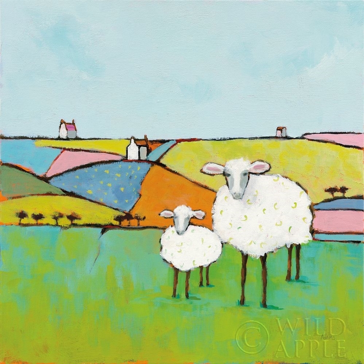 Picture of SHEEP IN THE MEADOW