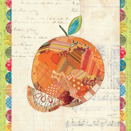 Picture of FRUIT COLLAGE IV - ORANGE