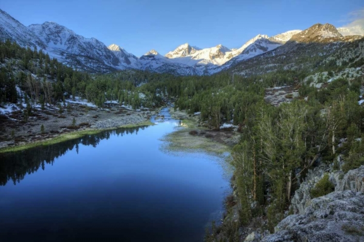 Picture of CALIFORNIA, SIERRA NEVADA MACK LAKE AT SUNRISE