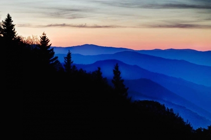 Picture of NORTH CAROLINA OCONALUFTEE OVERLOOK AT SUNRISE