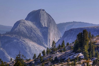 Picture of CA, YOSEMITE HALF DOME SEEN FROM OLMSTED POINT