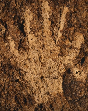 Picture of CA, OWENS VALLEY, BISHOP PREHISTORIC HANDPRINT