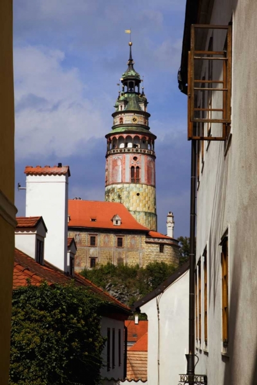 Picture of CZECH REPUBLIC, CESKY KRUMLOV AND CHATEAU TOWER