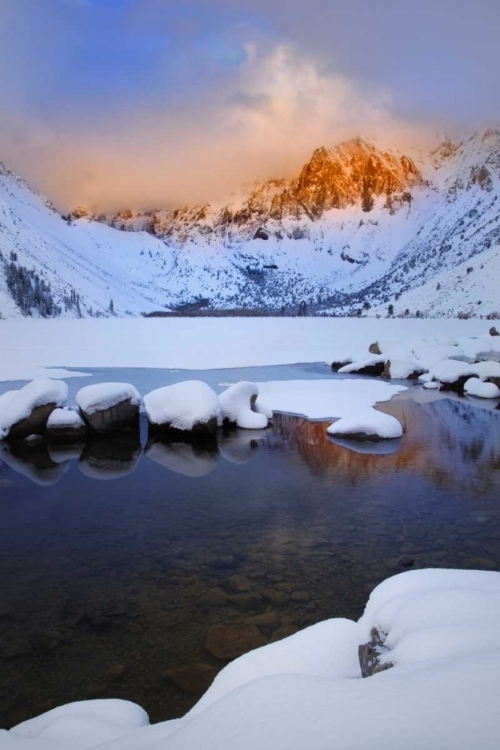 Picture of CALIFORNIA, SIERRA NEVADA CONVICT LAKE, SUNRISE