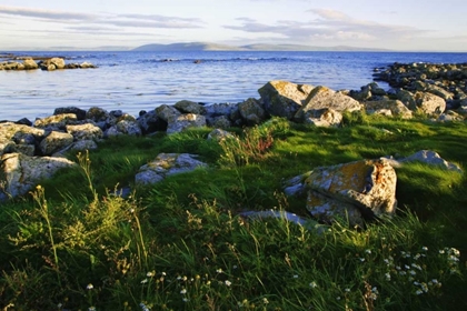 Picture of IRELAND, GALWAY BAY BAY IN LATE AFTERNOON LIGHT