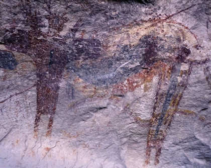 Picture of TX, SEMINOLE CANYON PICTOGRAPHS IN PANTHER CAVE