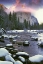 Picture of CA, YOSEMITE SUNLIGHT ON CLOUDS OVER EL CAPITAN