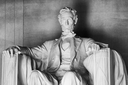 Picture of USA, WASHINGTON, DC CLOSE-UP OF LINCOLN MEMORIAL