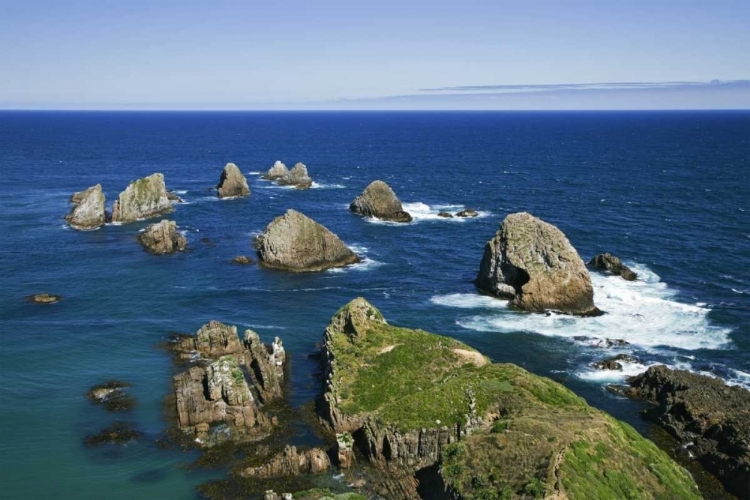 Picture of NEW ZEALAND, SOUTH IS SEASCAPE FROM NUGGET POINT