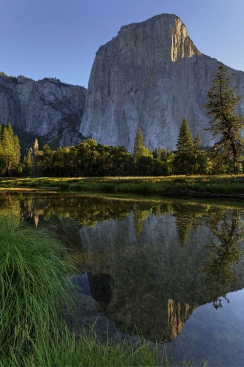 Picture of CALIFORNIA, YOSEMITE EL CAPITAN AND MERCED RIVER