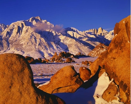 Picture of CA, SIERRA NEVADA MT WHITNEY AND LONE PINE PEAK