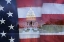 Picture of WASHINGTON DC, US FLAG OVER US CAPITOL BUILDINGS