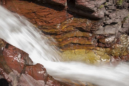 Picture of MONTANA, GLACIER NP PTARMIGAN FALLS