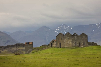 Picture of ICELAND ABANDONED FARMHOUSE ON A HILL