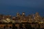 Picture of USA, COLORADO, DENVER SKYLINE AT DUSK