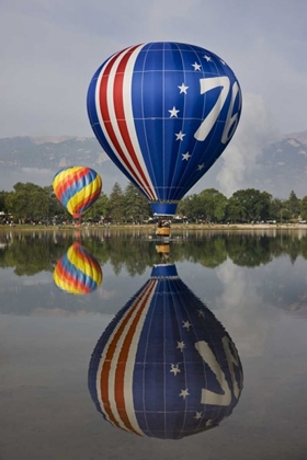 Picture of CO HOT AIR BALLOONS OVER PROSPECT LAKE