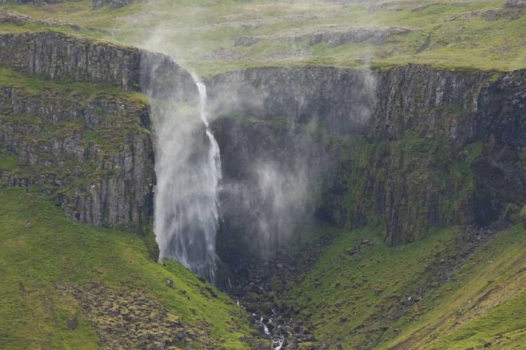 Picture of ICELAND, SNAEFELLSNES GRUNDARFOSS FALLS