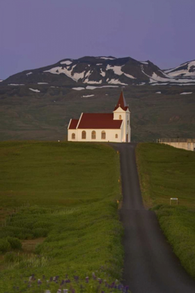 Picture of ICELAND, SNAEFELLSNES, HELLISANDUR CHURCH