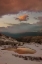 Picture of CO, COTTONWOOD PASS SUNSET ON ALPINE TARN