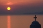 Picture of GREECE, MYKONOS GREEK ORTHODOX CHURCH, SUNSET