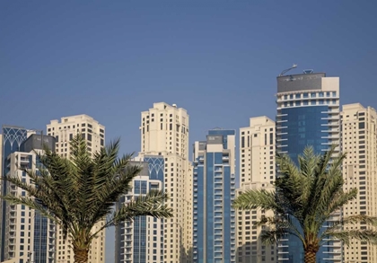 Picture of UAE, DUBAI TOWERS OF JUMEIRAH BEACH RESIDENCE