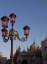 Picture of ITALY, VENICE ORNATE LAMP ON ST MARKS SQUARE