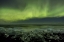 Picture of ICELAND, JOKULSARLON AURORA BOREALIS AND OCEAN