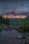 Picture of CO, SUNRISE CLOUDS ON MAROON BELLS MOUNTAINS